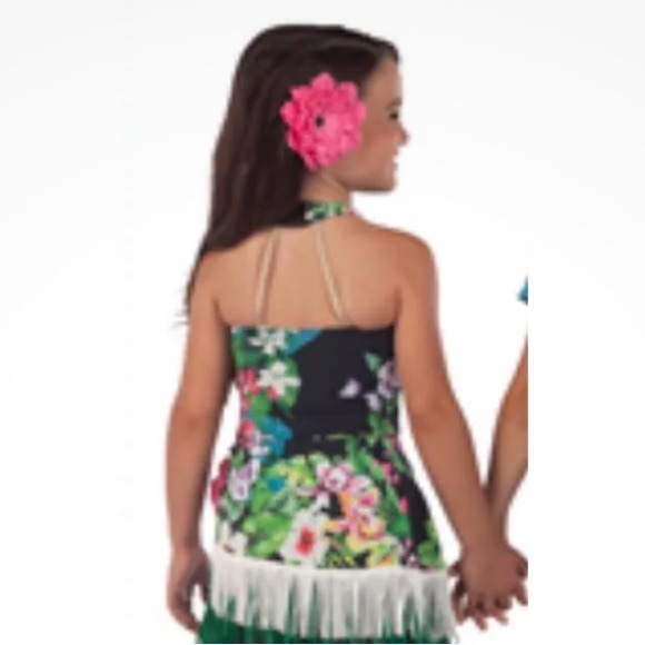Dansco Halloween Dance Hawaiian Island Inspired 2 piece Costume Size Small - Picture 4 of 10